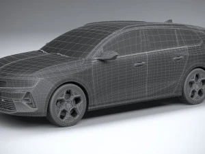 Vauxhall Astra Sports Tourer 2022 3D Model