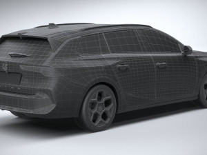 Vauxhall Astra Sports Tourer 2022 3D Модель