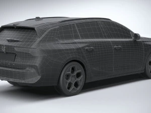 Vauxhall Astra Sports Tourer 2022 3D Model