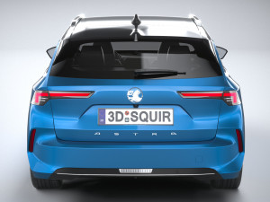 Vauxhall Astra Sports Tourer Basic 2022 3D Model