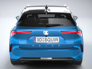 Vauxhall Astra Sports Tourer Basic 2022 3D Model