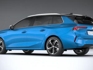 Vauxhall Astra Sports Tourer Basic 2022 3D Model