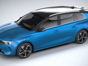 Vauxhall Astra Sports Tourer Basic 2022 3D Model