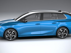 Vauxhall Astra Sports Tourer Basic 2022 3D Model