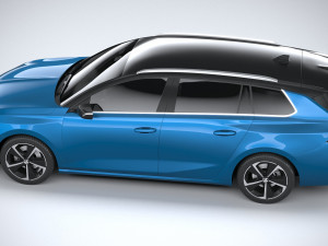 Vauxhall Astra Sports Tourer Basic 2022 3D Model