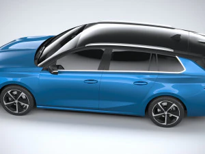 Vauxhall Astra Sports Tourer Basic 2022 3D Model