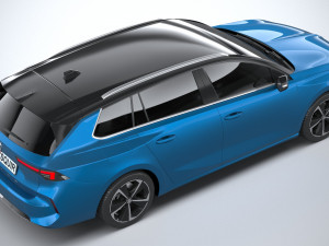 Vauxhall Astra Sports Tourer Basic 2022 3D Model