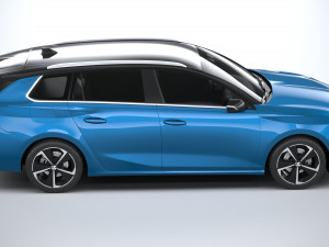 Vauxhall Astra Sports Tourer Basic 2022 3D Model