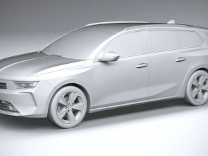 Vauxhall Astra Sports Tourer Basic 2022 3D Model