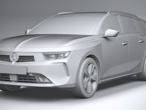 Vauxhall Astra Sports Tourer Basic 2022 3D Model