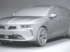 Vauxhall Astra Sports Tourer Basic 2022 3D Model