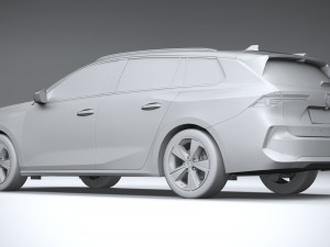 Vauxhall Astra Sports Tourer Basic 2022 3D Model