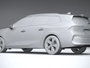 Vauxhall Astra Sports Tourer Basic 2022 3D Model