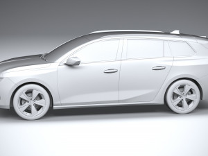 Vauxhall Astra Sports Tourer Basic 2022 3D Model