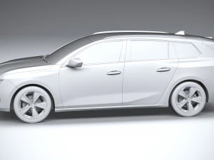 Vauxhall Astra Sports Tourer Basic 2022 3D Model