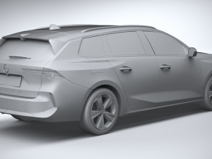 Vauxhall Astra Sports Tourer Basic 2022 3D Model