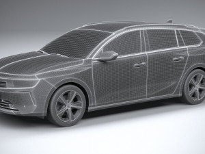 Vauxhall Astra Sports Tourer Basic 2022 3D Model