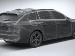 Vauxhall Astra Sports Tourer Basic 2022 3D Model
