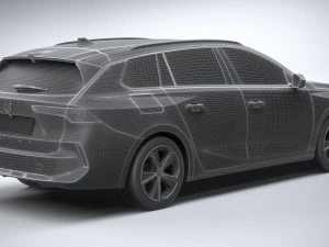 Vauxhall Astra Sports Tourer Basic 2022 3D Model