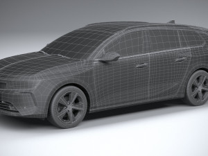 Vauxhall Astra Sports Tourer Basic 2022 3D Model