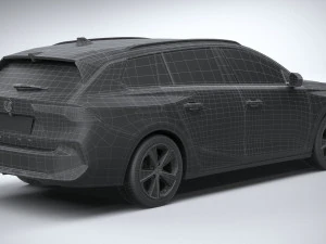 Vauxhall Astra Sports Tourer Basic 2022 3D Model