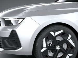 Vauxhall Astra Sports Tourer GSE 2022 3D Модель