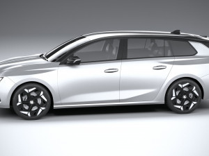 Vauxhall Astra Sports Tourer GSE 2022 3D Модель