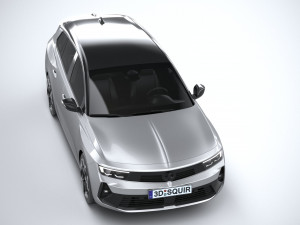Vauxhall Astra Sports Tourer GSE 2022 3D Модель