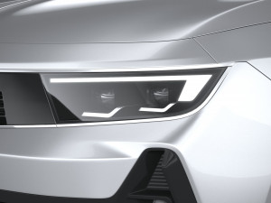 Vauxhall Astra Sports Tourer GSE 2022 3D Модель