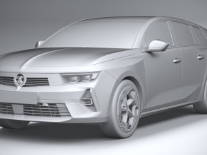 Vauxhall Astra Sports Tourer GSE 2022 3D Модель