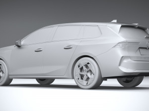 Vauxhall Astra Sports Tourer GSE 2022 3D Модель