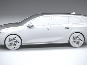 Vauxhall Astra Sports Tourer GSE 2022 3D Модель