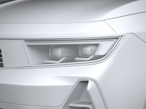 Vauxhall Astra Sports Tourer GSE 2022 3D Модель