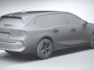 Vauxhall Astra Sports Tourer GSE 2022 3D Модель