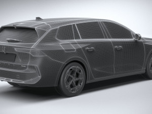 Vauxhall Astra Sports Tourer GSE 2022 3D Модель