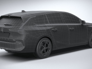 Vauxhall Astra Sports Tourer GSE 2022 3D Модель