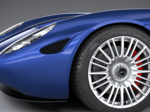 Zagato Mostro Barchetta 2022 3Dモデル