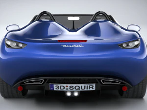 Zagato Mostro Barchetta 2022 3D Model