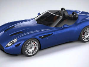Zagato Mostro Barchetta 2022 3D Model