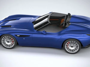 Zagato Mostro Barchetta 2022 3D Model