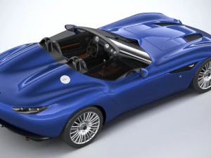 Zagato Mostro Barchetta 2022 3D Model