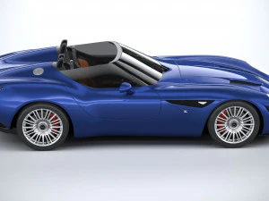 Zagato Mostro Barchetta 2022 3D Model
