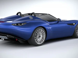 Zagato Mostro Barchetta 2022 3D Model
