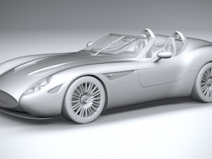 Zagato Mostro Barchetta 2022 3Dモデル