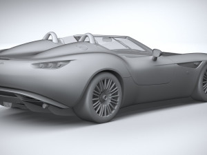 Zagato Mostro Barchetta 2022 3Dモデル