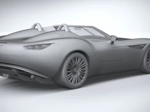 Zagato Mostro Barchetta 2022 3D Model