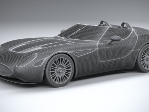 Zagato Mostro Barchetta 2022 3Dモデル