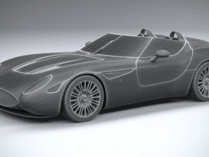 Zagato Mostro Barchetta 2022 3D Model