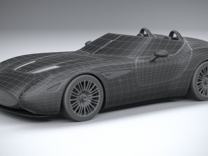 Zagato Mostro Barchetta 2022 3Dモデル