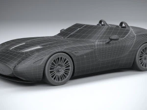 Zagato Mostro Barchetta 2022 3D Model